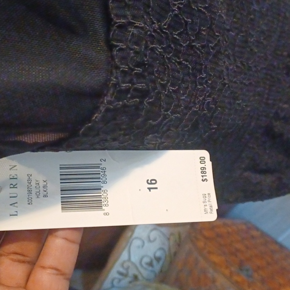 Ralph Lauren Black Lace Dress - Picture 4 of 8